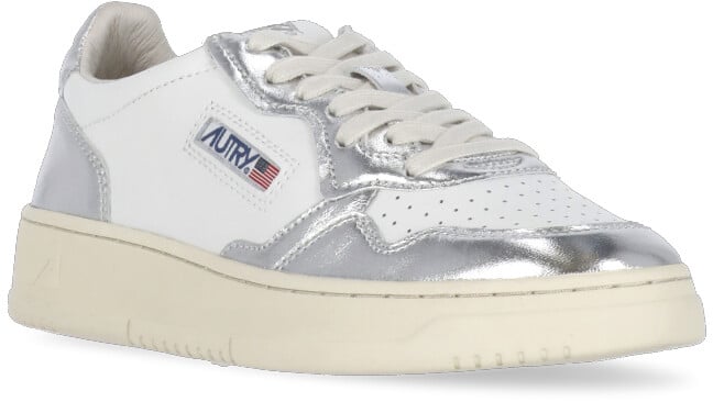 Autry Sneakers Silver Zilver