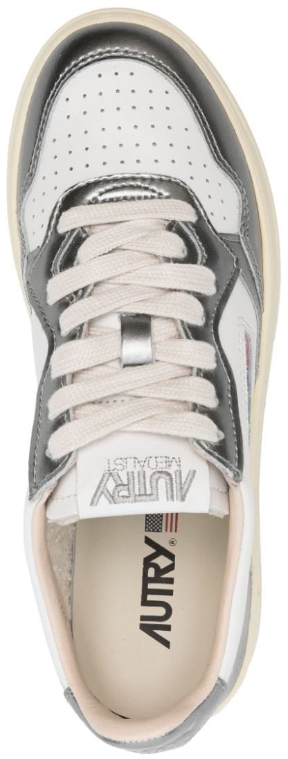 Autry Sneakers Silver Zilver