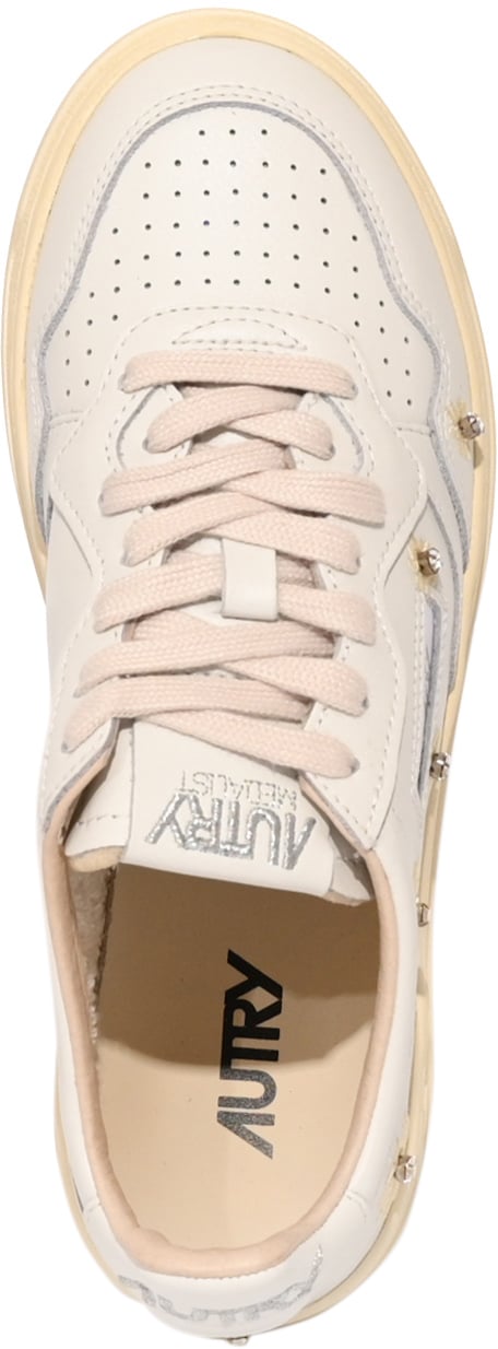 Autry Sneakers Lea/Embflow Wht/Rut Wit