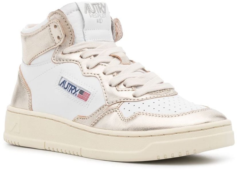 Autry Sneakers Whiteplatinum Zilver