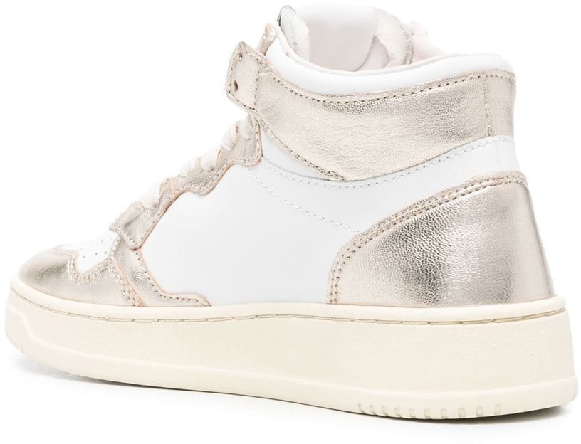 Autry Sneakers Whiteplatinum Zilver