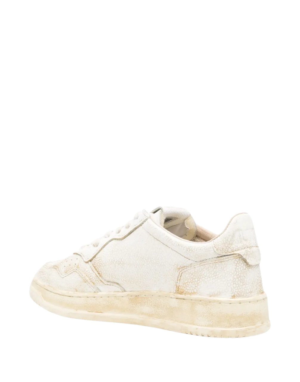 Autry Super Vintage Low Men’s White/Platinum Sneakers Wit