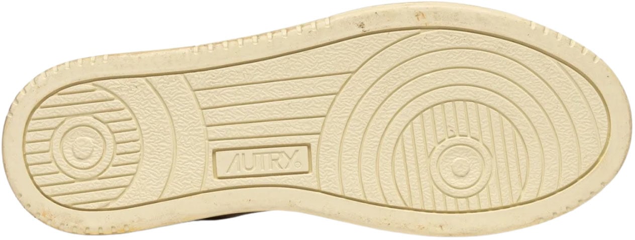 Autry Medalist Low Super Vintage Women’s Gun/Green Sneakers Neutraal