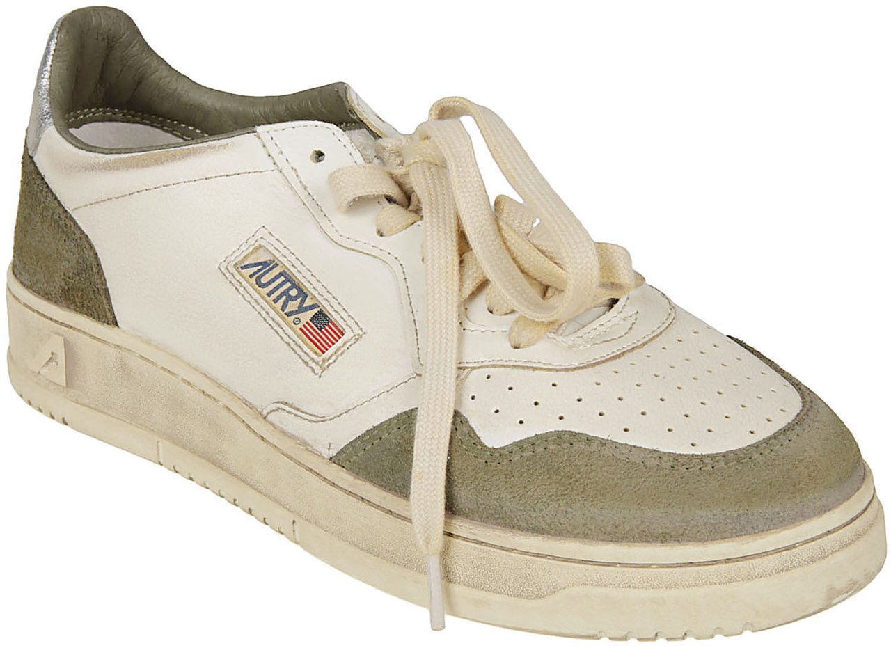 Autry Medalist Low Super Vintage Sneakers White Wit