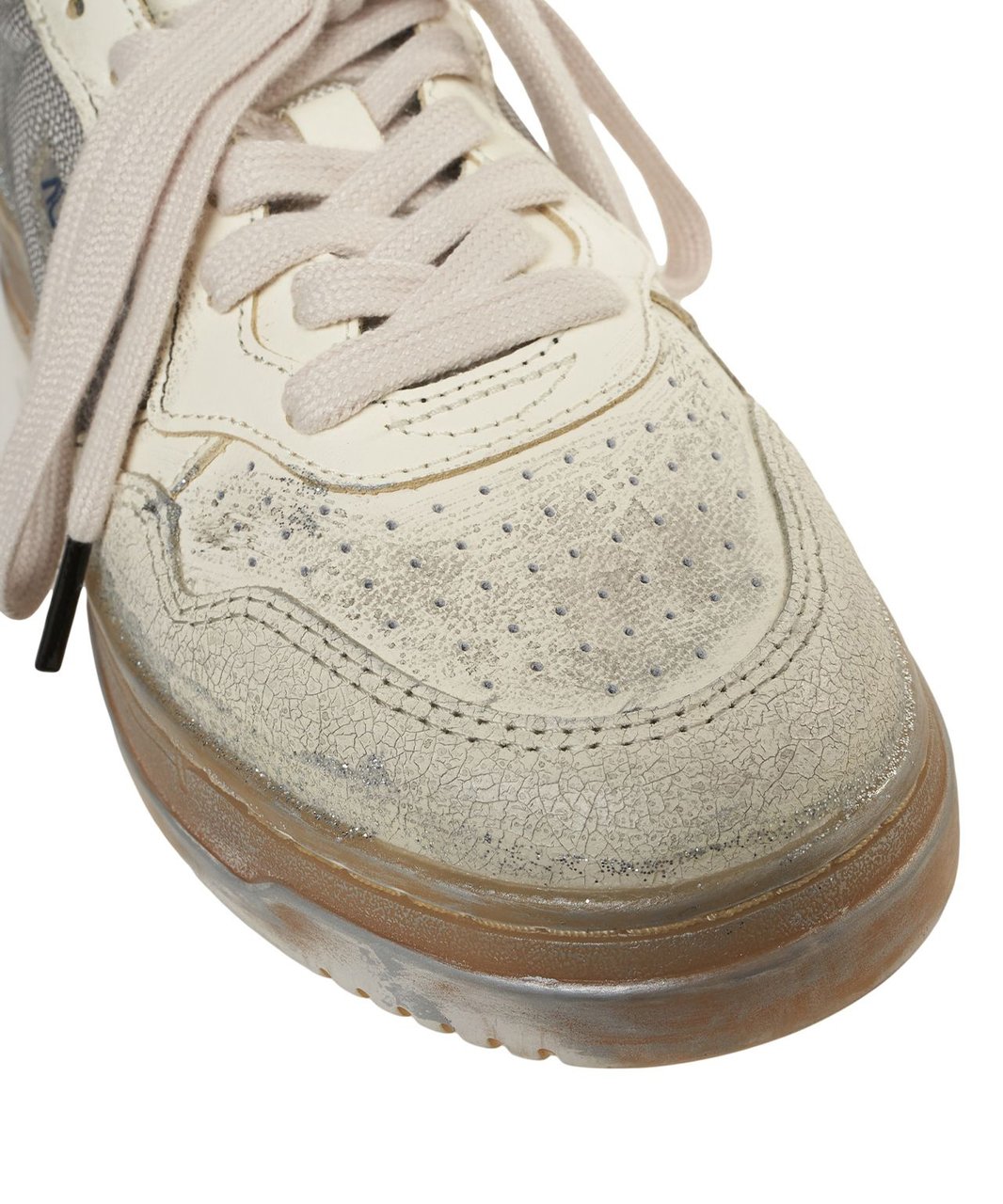 Autry Sneakers 'Medalist Low Super Vintage' Zilver
