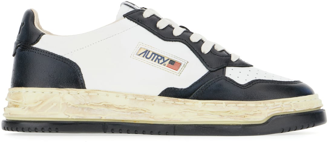 Autry Autry Two-tone leather Medalist Super Vintage Autry X Mihara Yasuhiro sneakers Divers