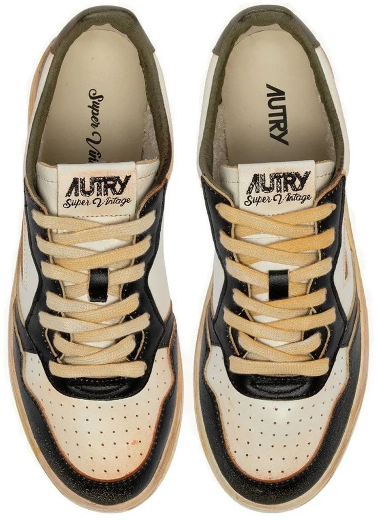 Autry Sneakers Wht/Blk/Covgrn Wit