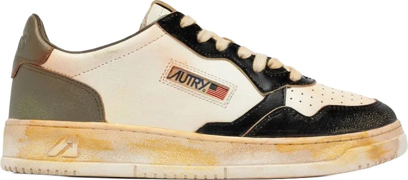 Autry Sneakers Wht/Blk/Covgrn Wit