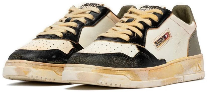 Autry Sneakers Wht/Blk/Covgrn Wit