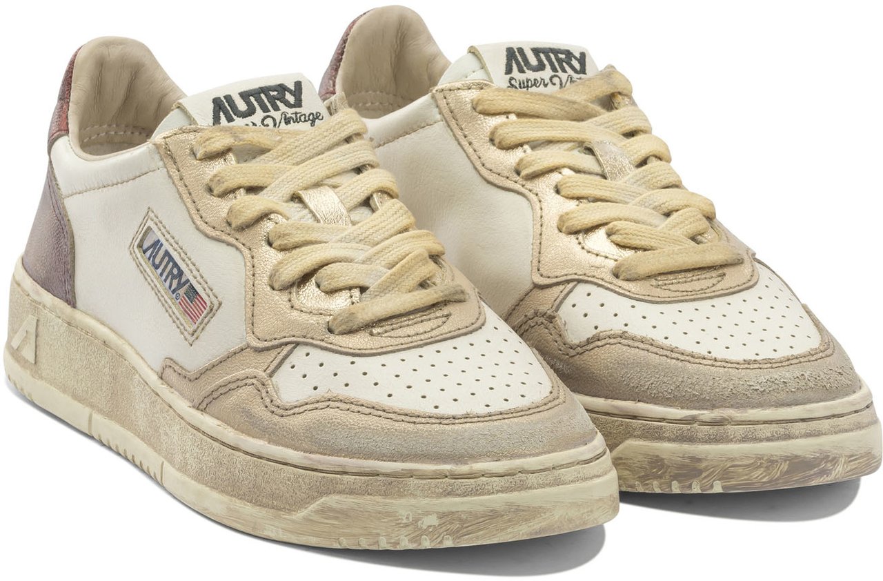 Autry "Medalist Low Super Vintage" sneakers Wit