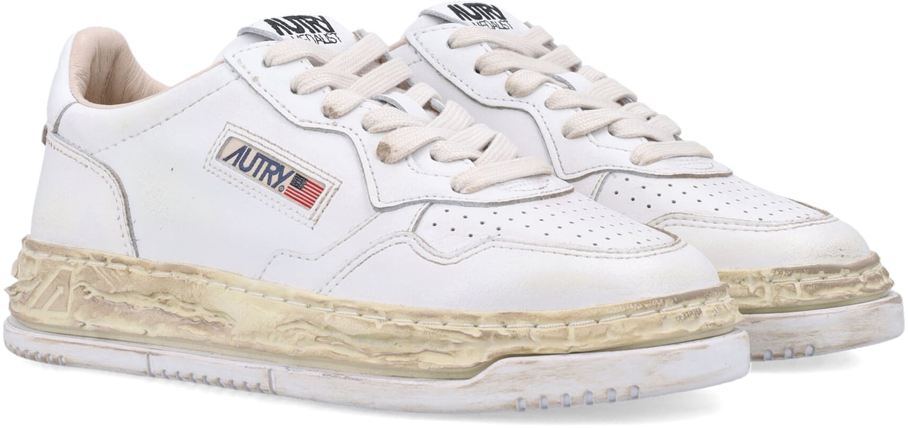 Autry Sup Vint Low Mihara Yasuhiro Bianco Wit