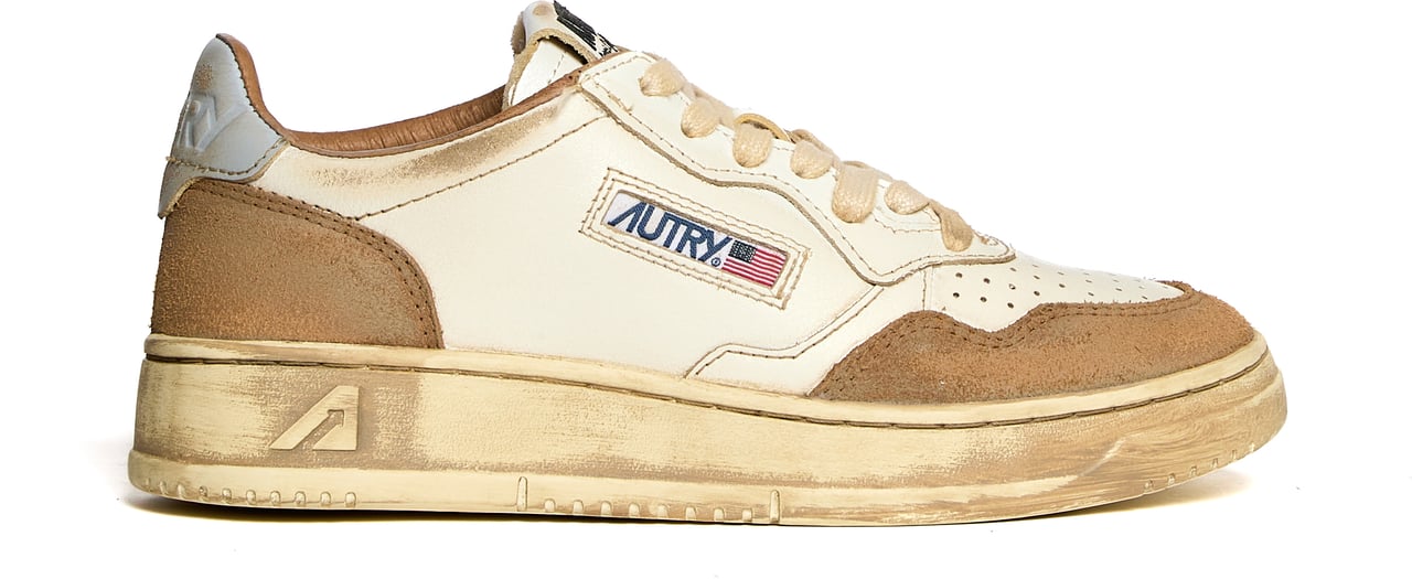 Autry Sneakers Medalist Low Super Vintage Cognac, Microchip Bruin