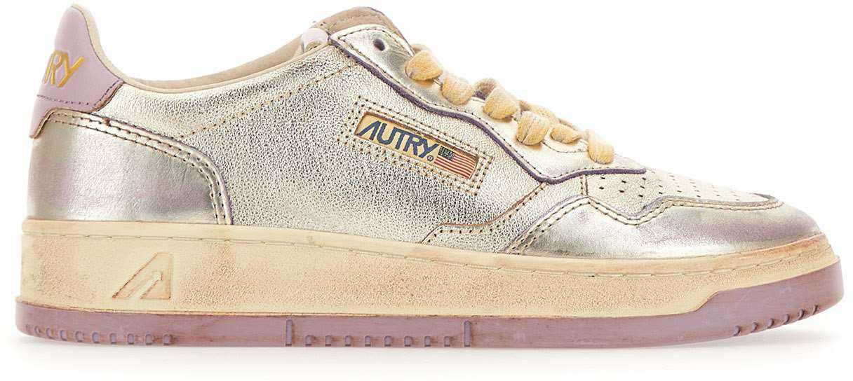 Autry Sneakers Golden Goud