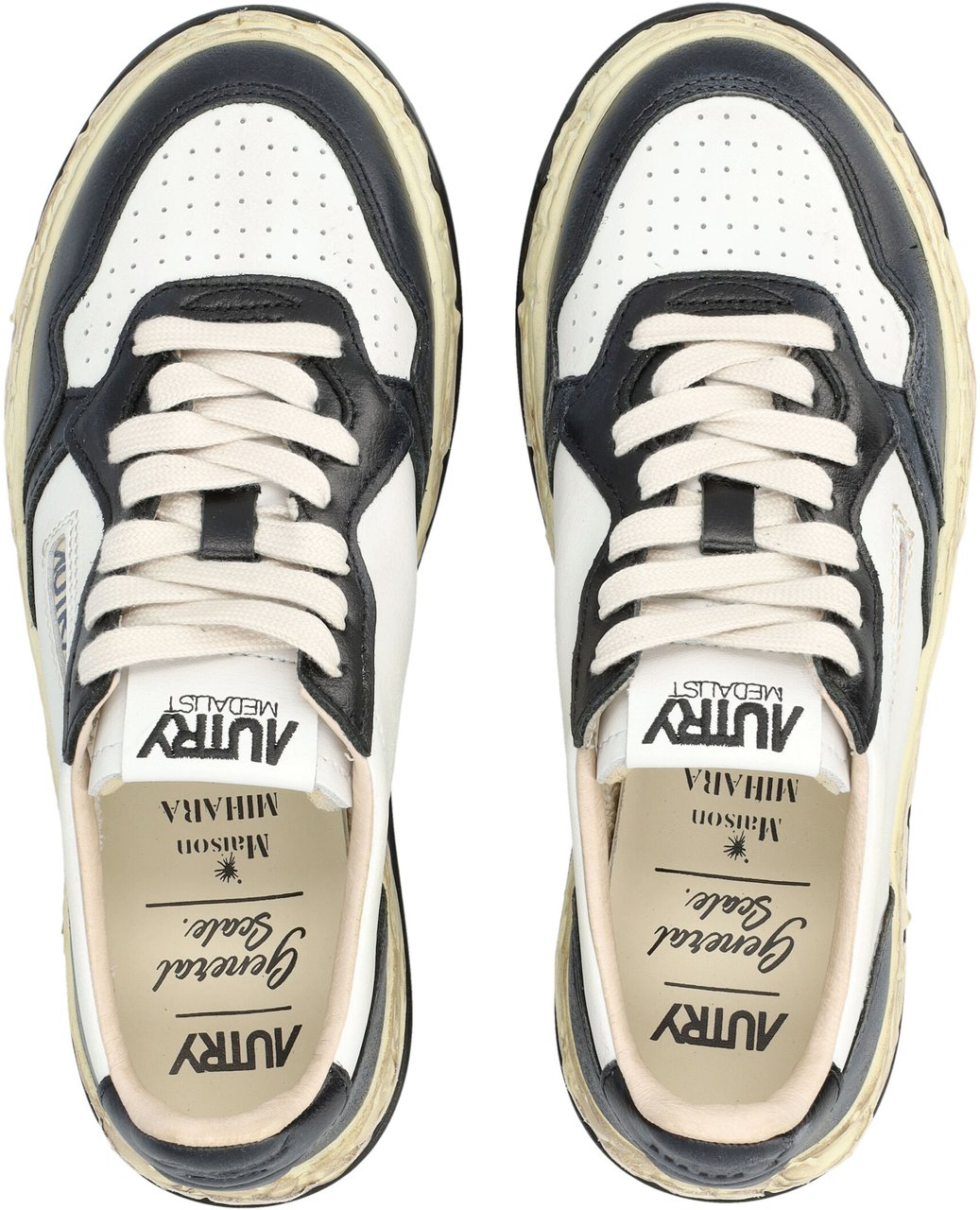 Autry Sup Vint Low Mihara Yasuhiro Bianco Wit