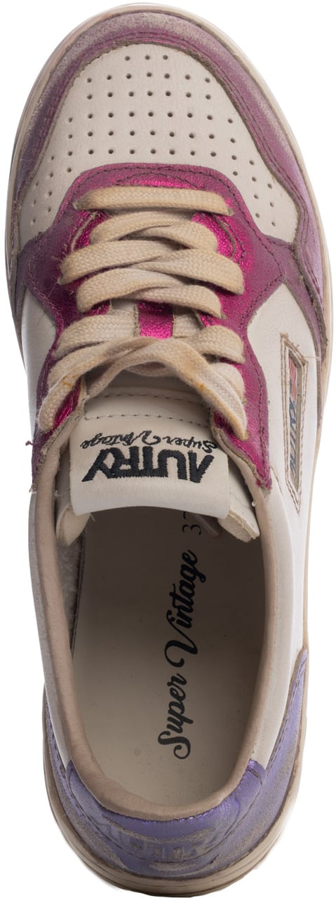 Autry Sneakers Metalleat Fusciaviol Metallic