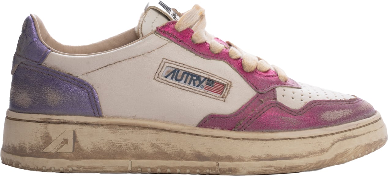 Autry Sneakers Metalleat Fusciaviol Metallic