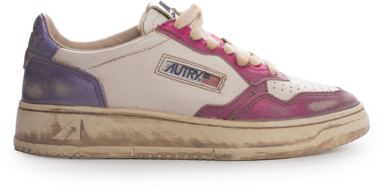 Autry Sneakers Metalleat Fusciaviol Metallic