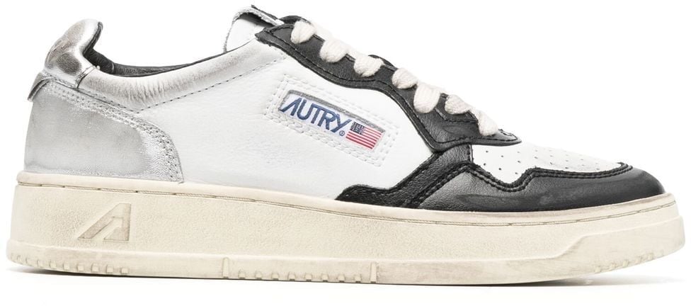 Autry Sneakers Whiteblacksilver Divers