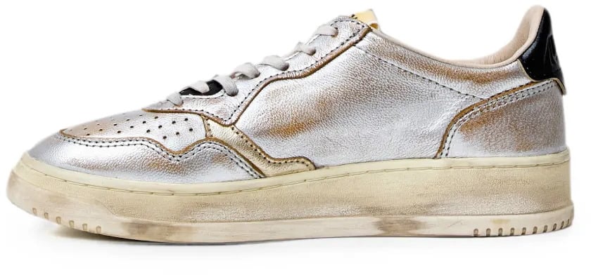 Autry Sneakers Silver/Black Zilver