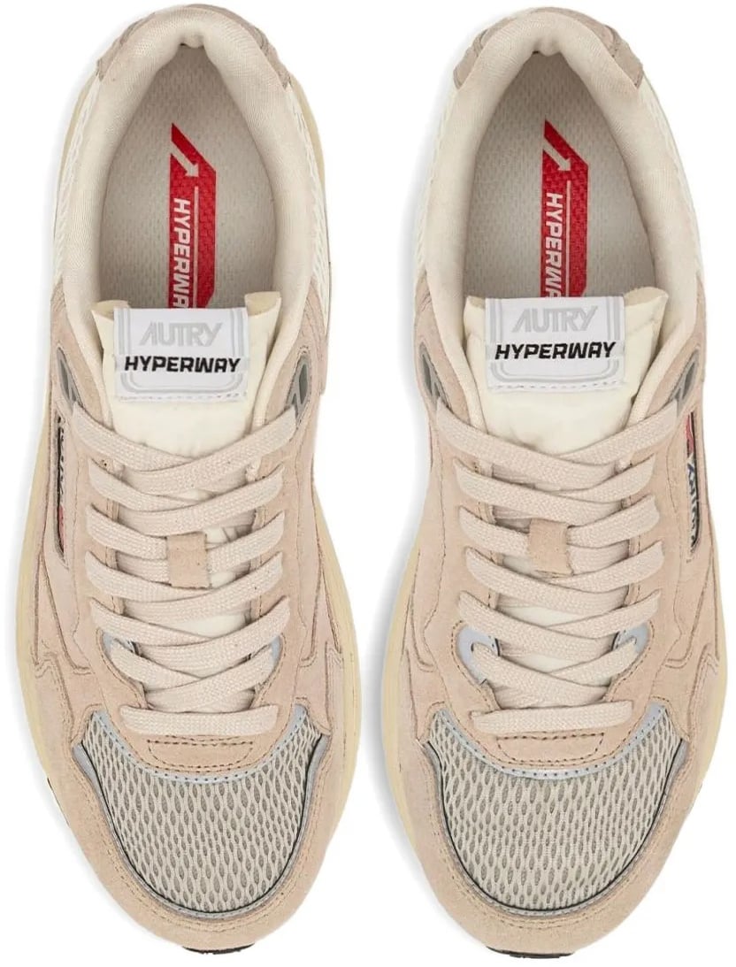 Autry basket autry hyperway beige femme Beige