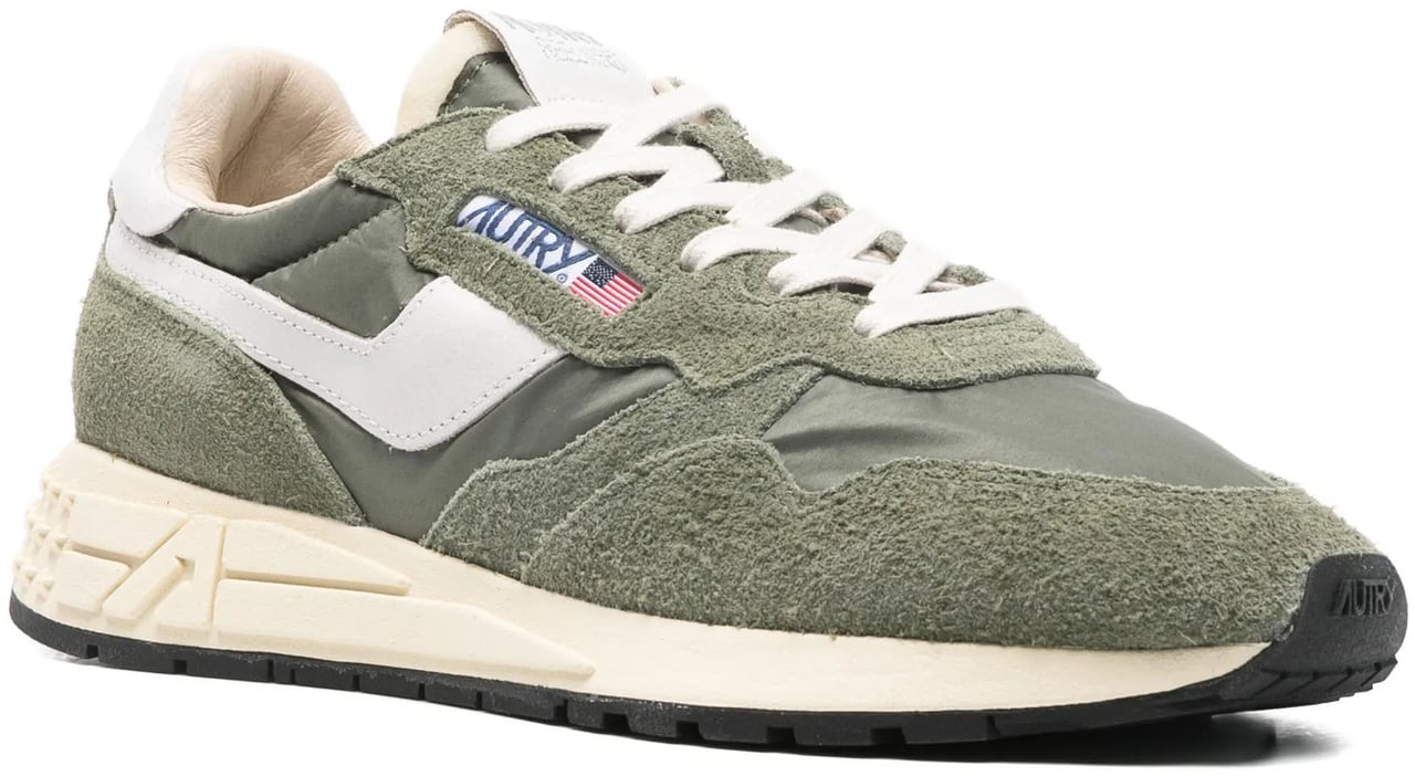 Autry Sneakers Wht/Sage Lime