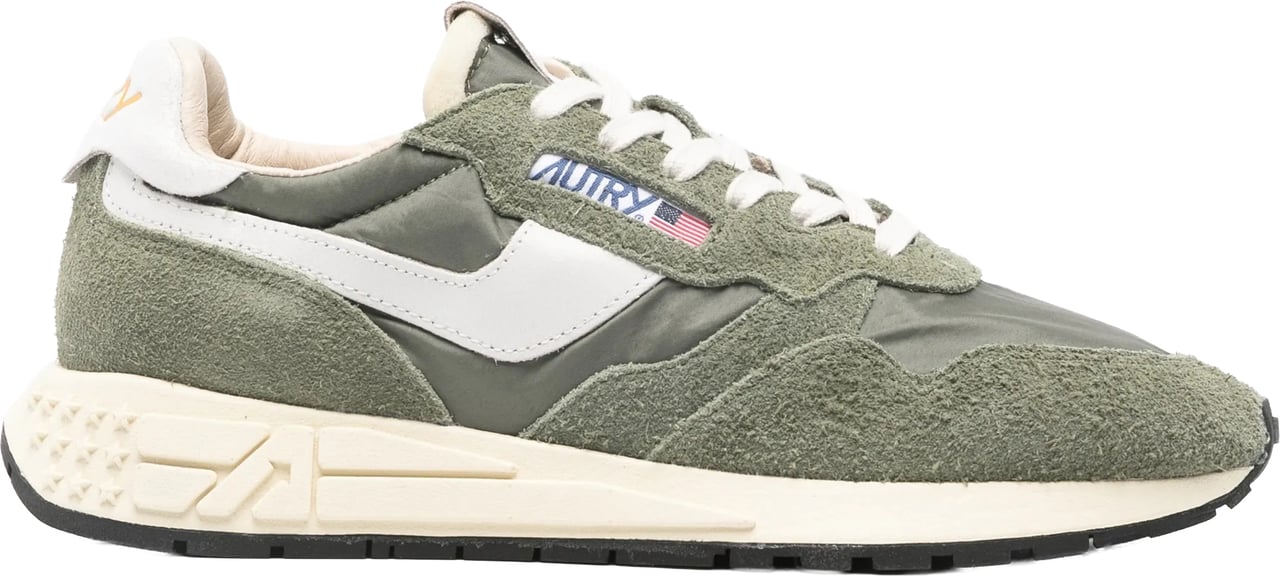 Autry Sneakers Wht/Sage Lime