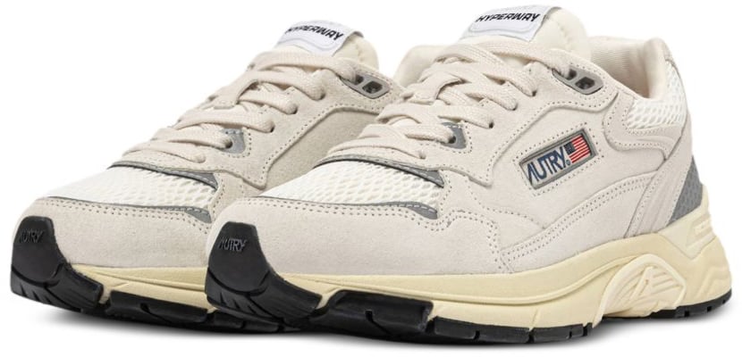 Autry Sneakers Wht/Silver Wit