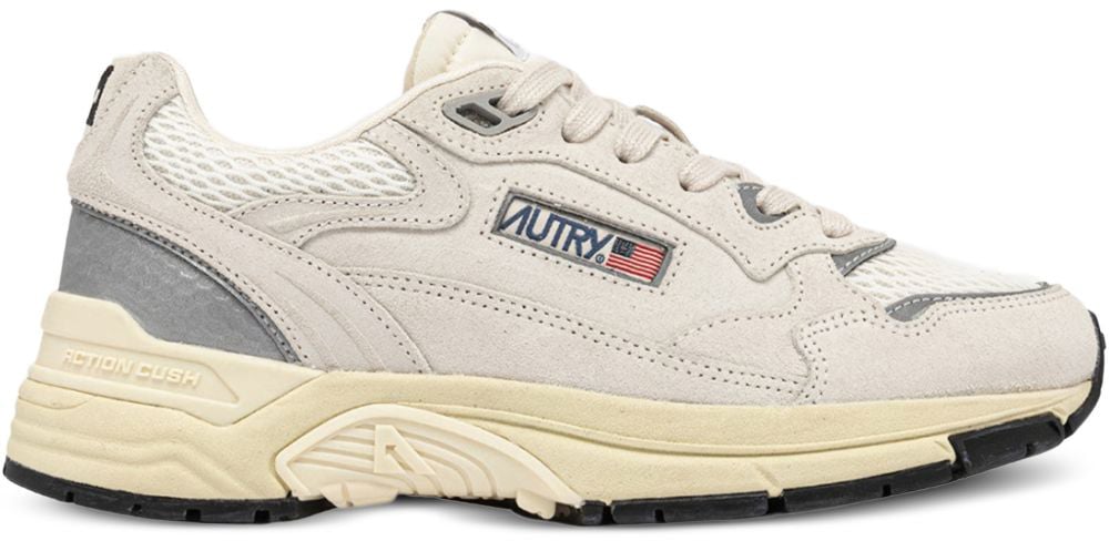 Autry Sneakers Wht/Silver Wit