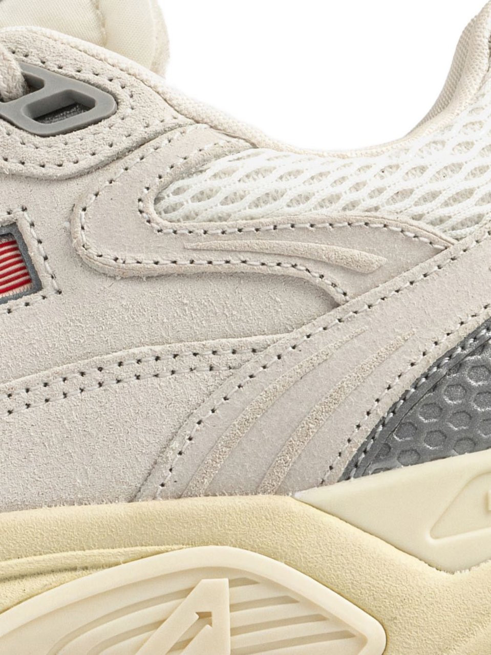 Autry Sneakers Wht/Silver Wit
