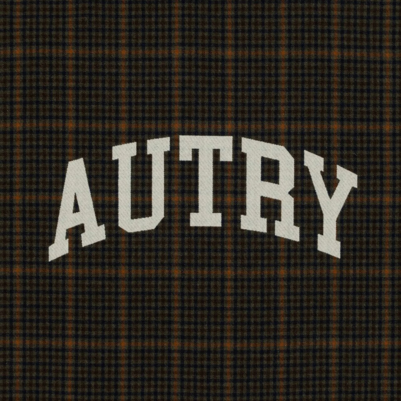 Autry Coperta Check Con Maxi Logo Unisex Divers