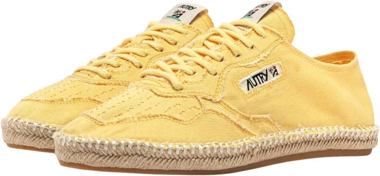 Autry Flat Shoes Yellow Geel