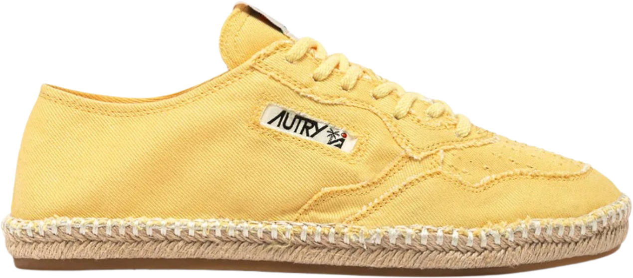 Autry Flat Shoes Yellow Geel