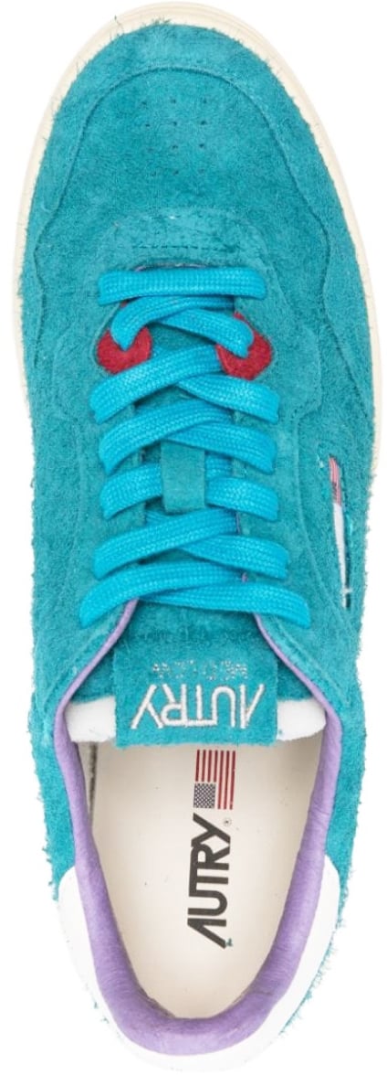 Autry Medalist Flat Low Sneakers Blauw