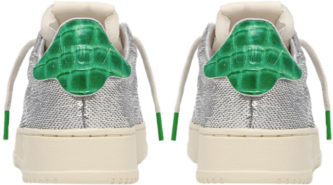 Autry Sneakers Silver Zilver