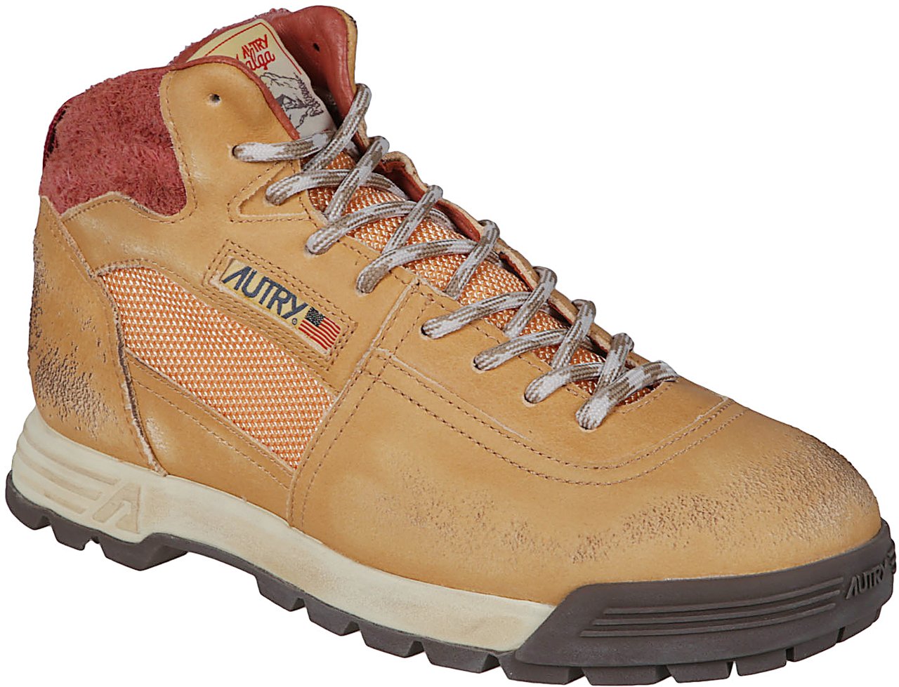 Autry Malga Mid Trekking Ankle Boots Brown Bruin