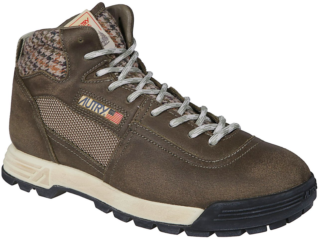 Autry Malga Mid Trekking Ankle Boots Green Groen