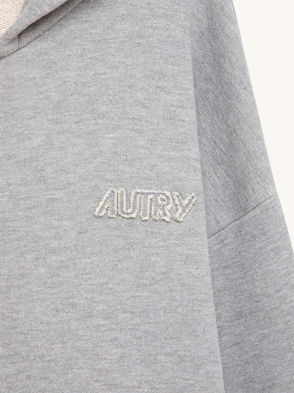 Autry hoodie zippe autry logo gris Grijs