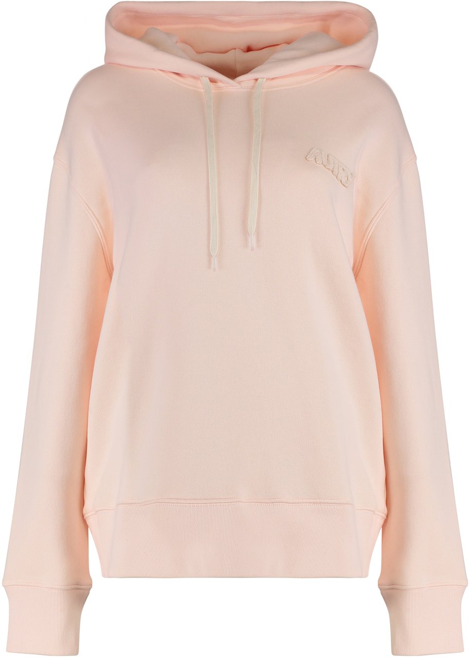 Autry Hooded sweatshirt in cotton Roze