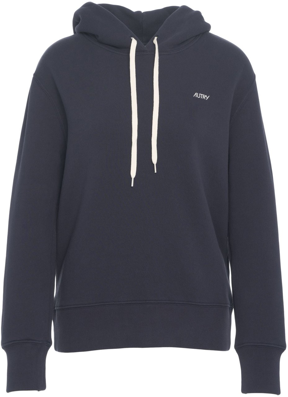 Autry Hoodie with logo embroidery Blauw