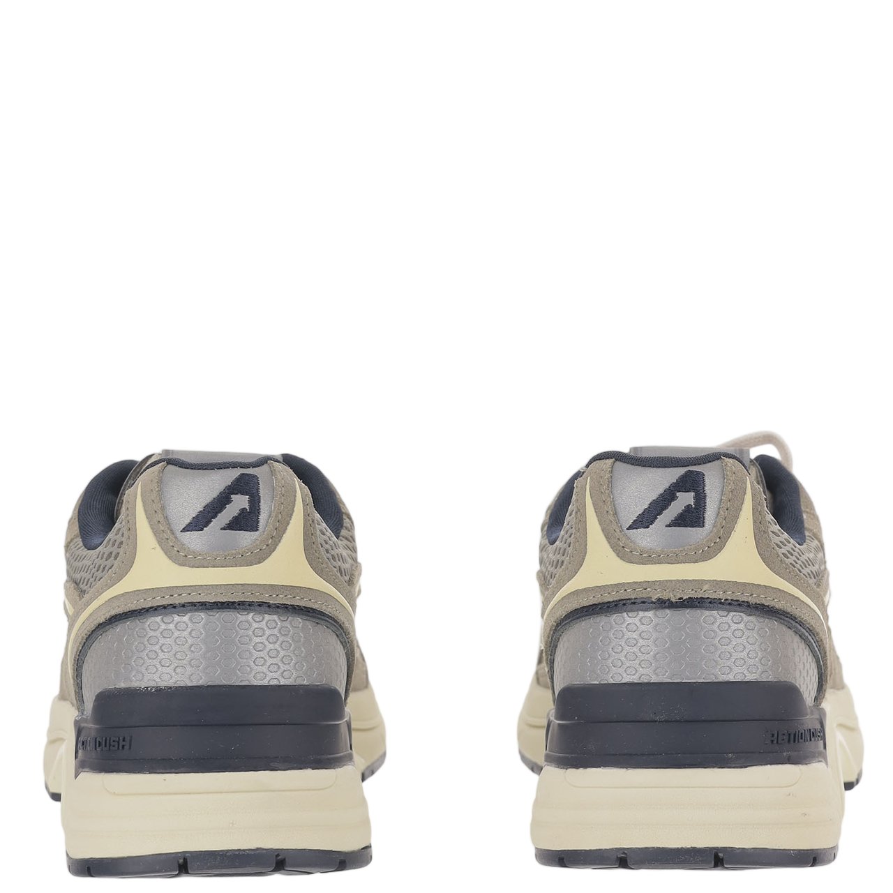 Autry Suede Mesh Terry Lacing Sneakers Grijs