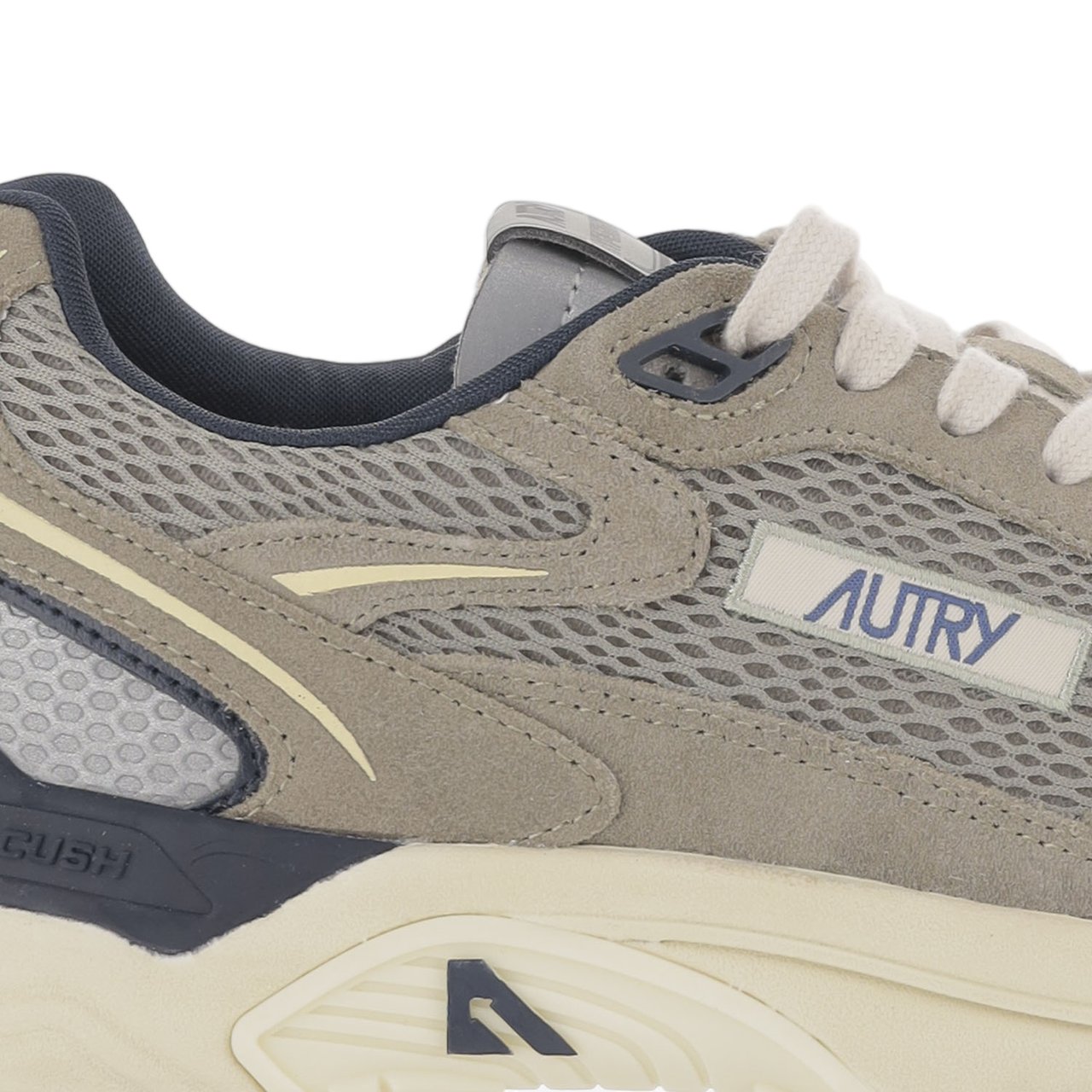 Autry Suede Mesh Terry Lacing Sneakers Grijs