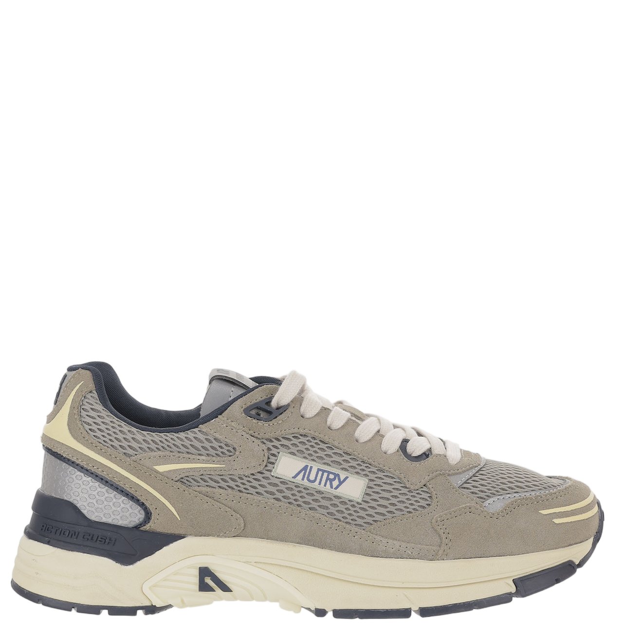 Autry Suede Mesh Terry Lacing Sneakers Grijs