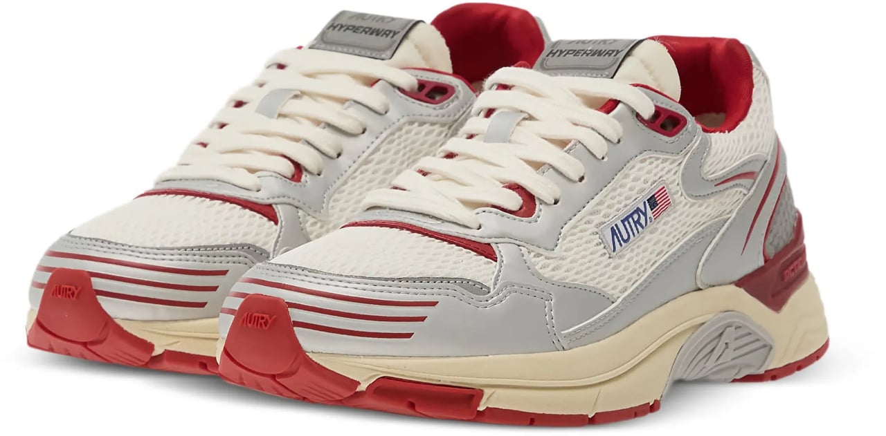 Autry Sneakers Silv/Red Divers