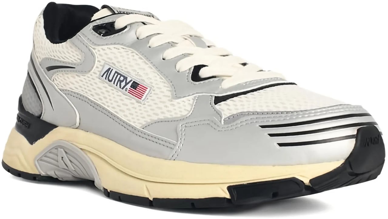 Autry Sneakers Silv/Blk Wit