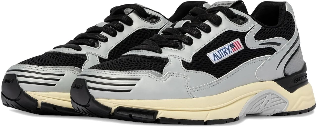 Autry Sneakers Silv/Blk Zwart