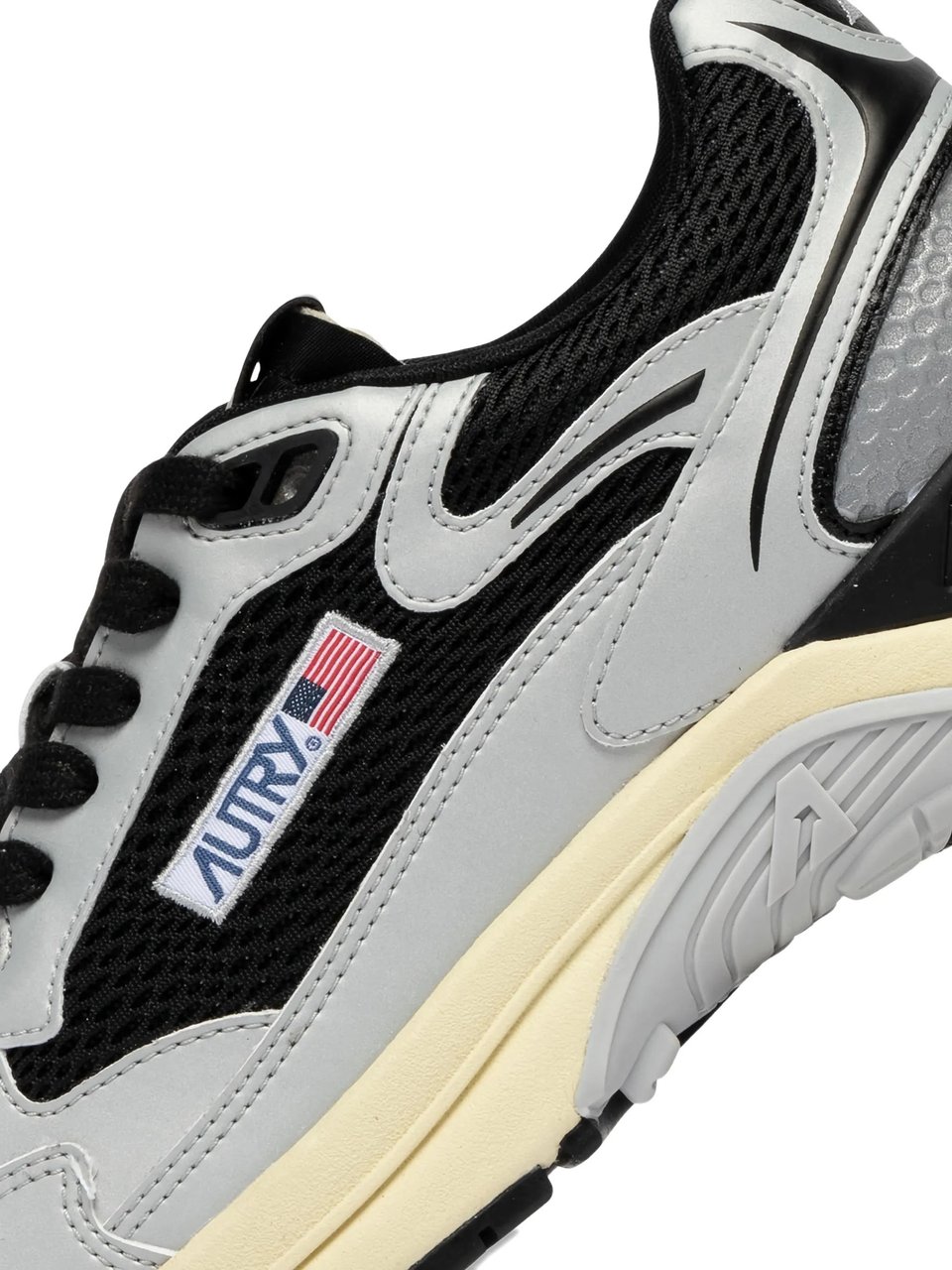Autry Sneakers Silv/Blk Zwart