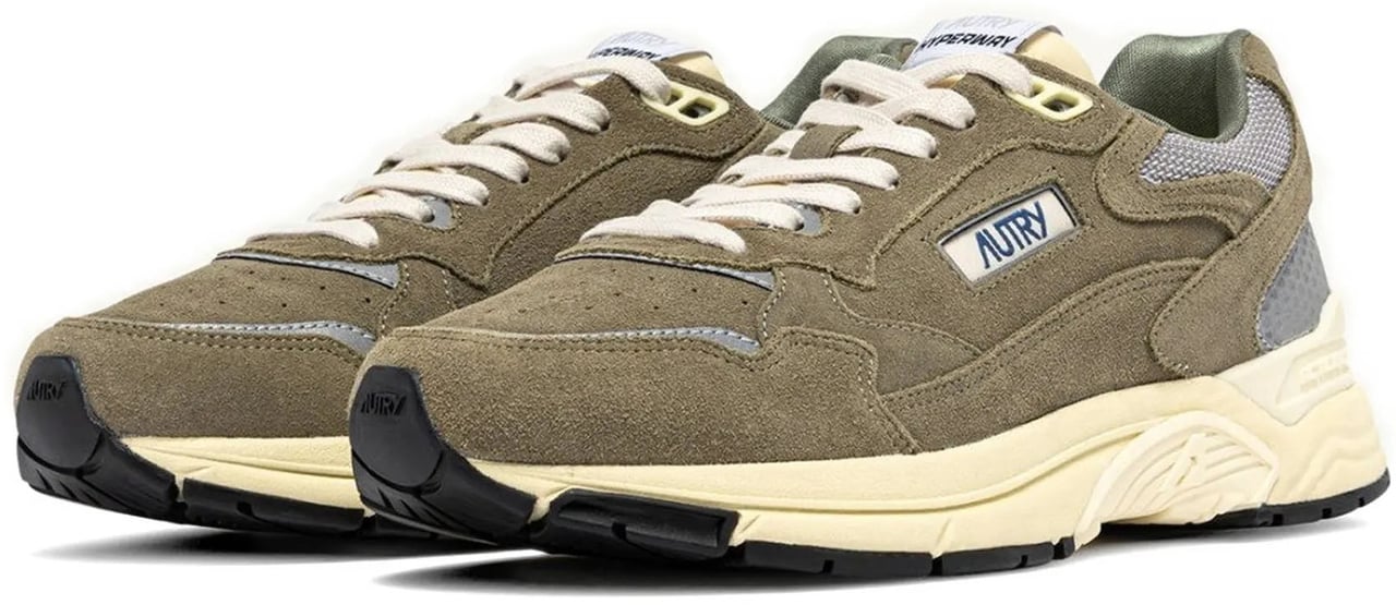 Autry Sneakers Thyme/Silv Donkergroen