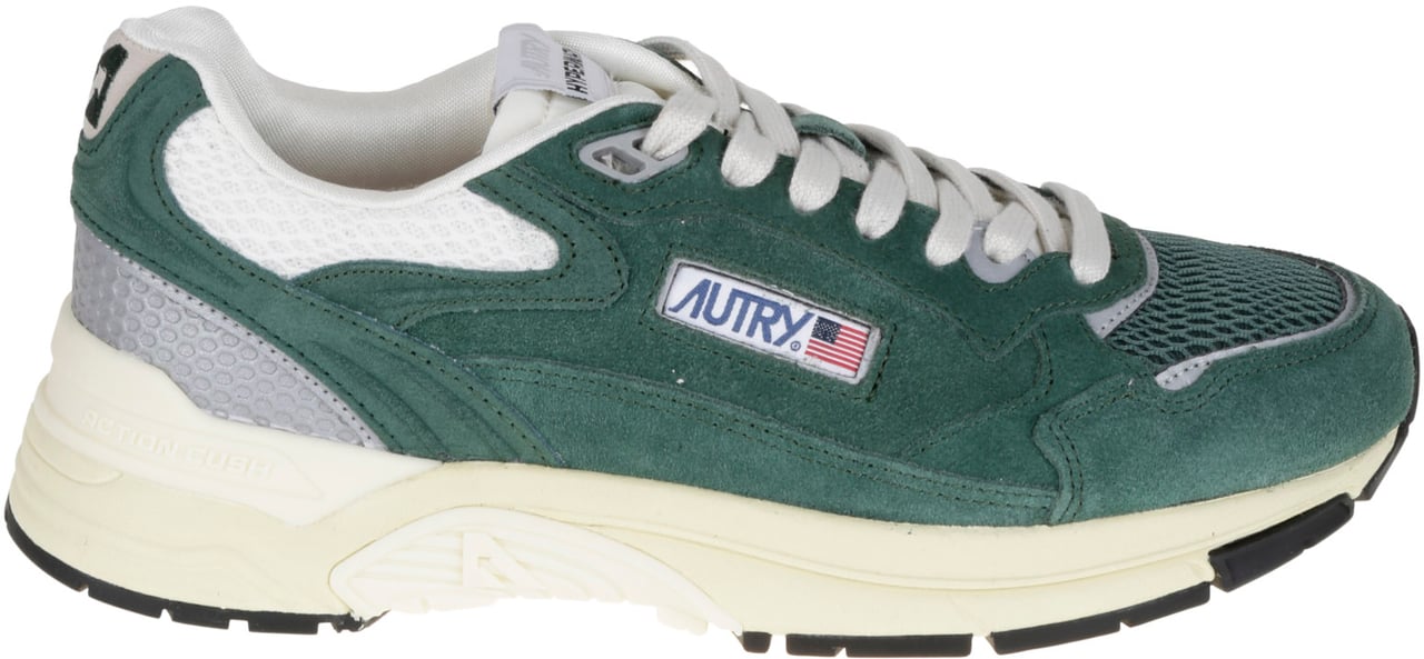 Autry Flat Shoes Green Donkergroen