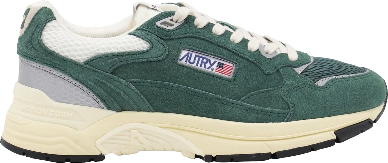 Autry Sneakers Black Donkergroen