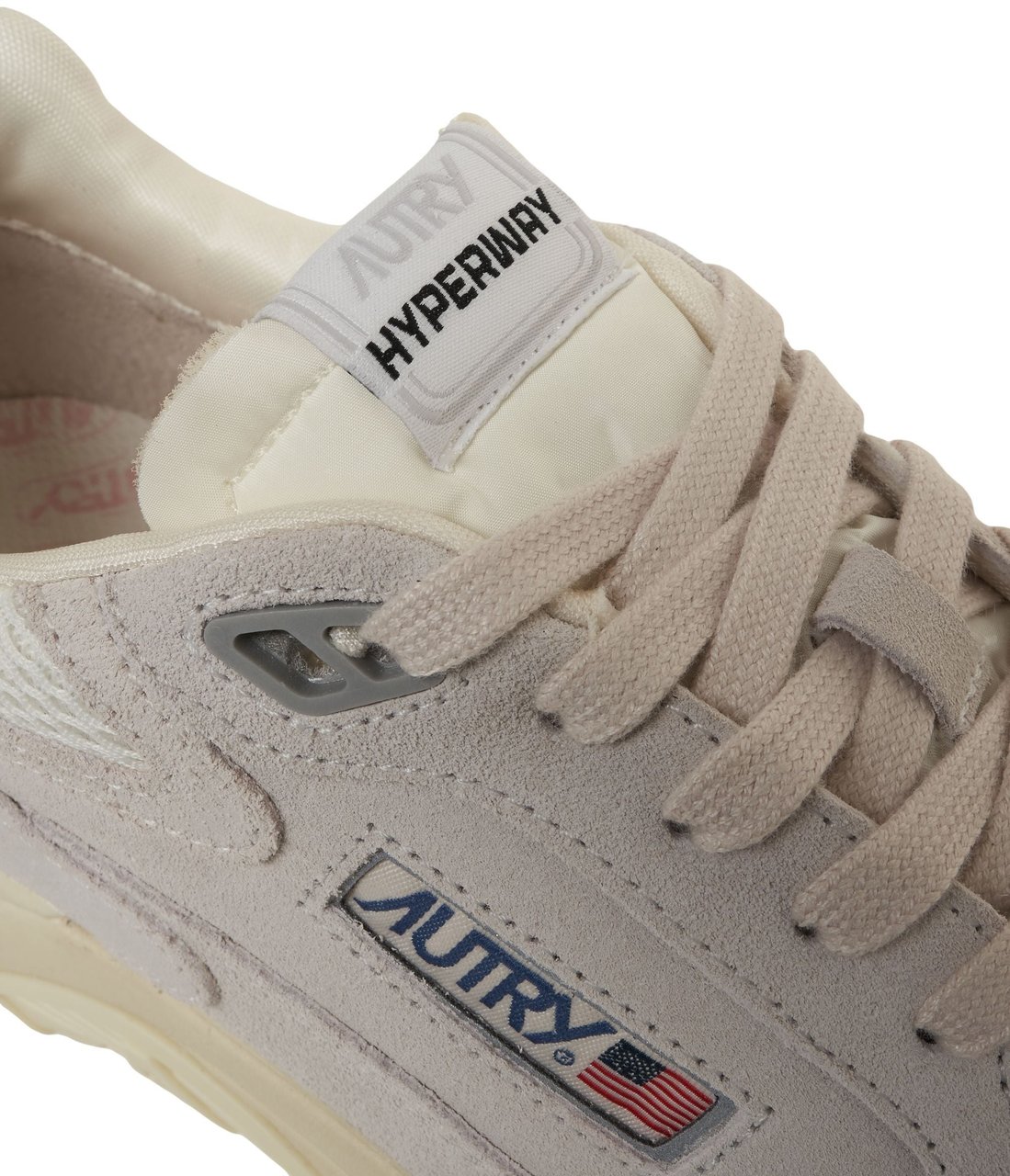 Autry Leather sneaker 'Hyperway Low' Wit